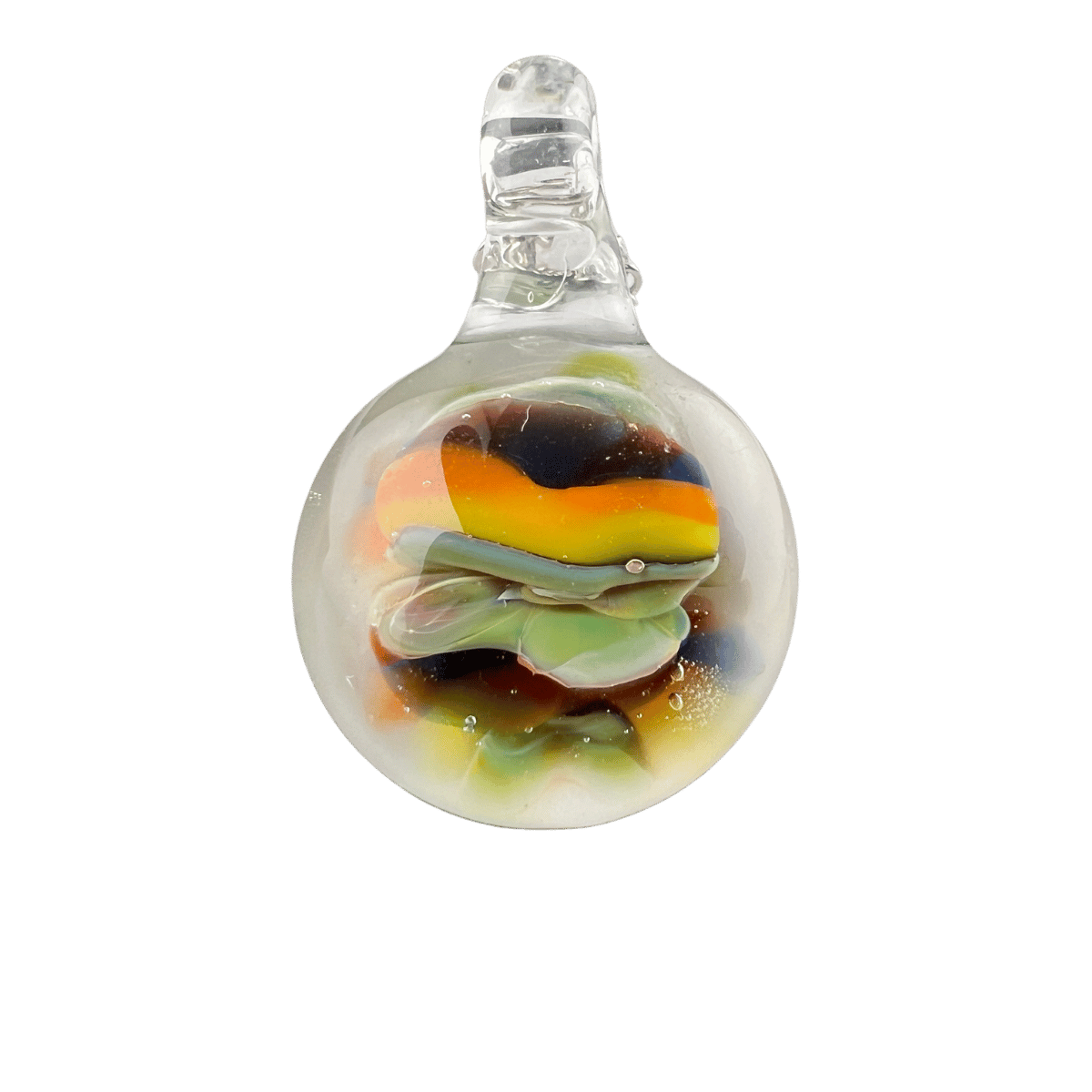 Paleta Implo — handmade glass pendant