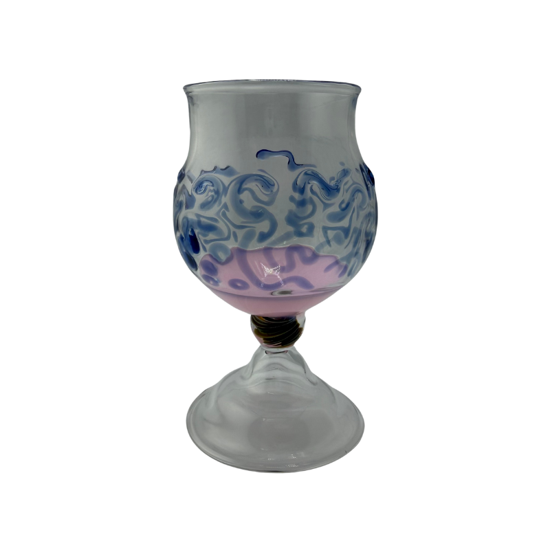 Pink Runik — handmade glass drinkware