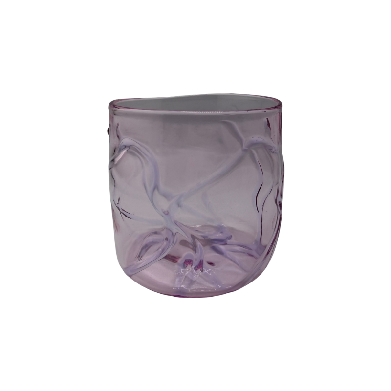 Pink Purple — handmade glass drinkware