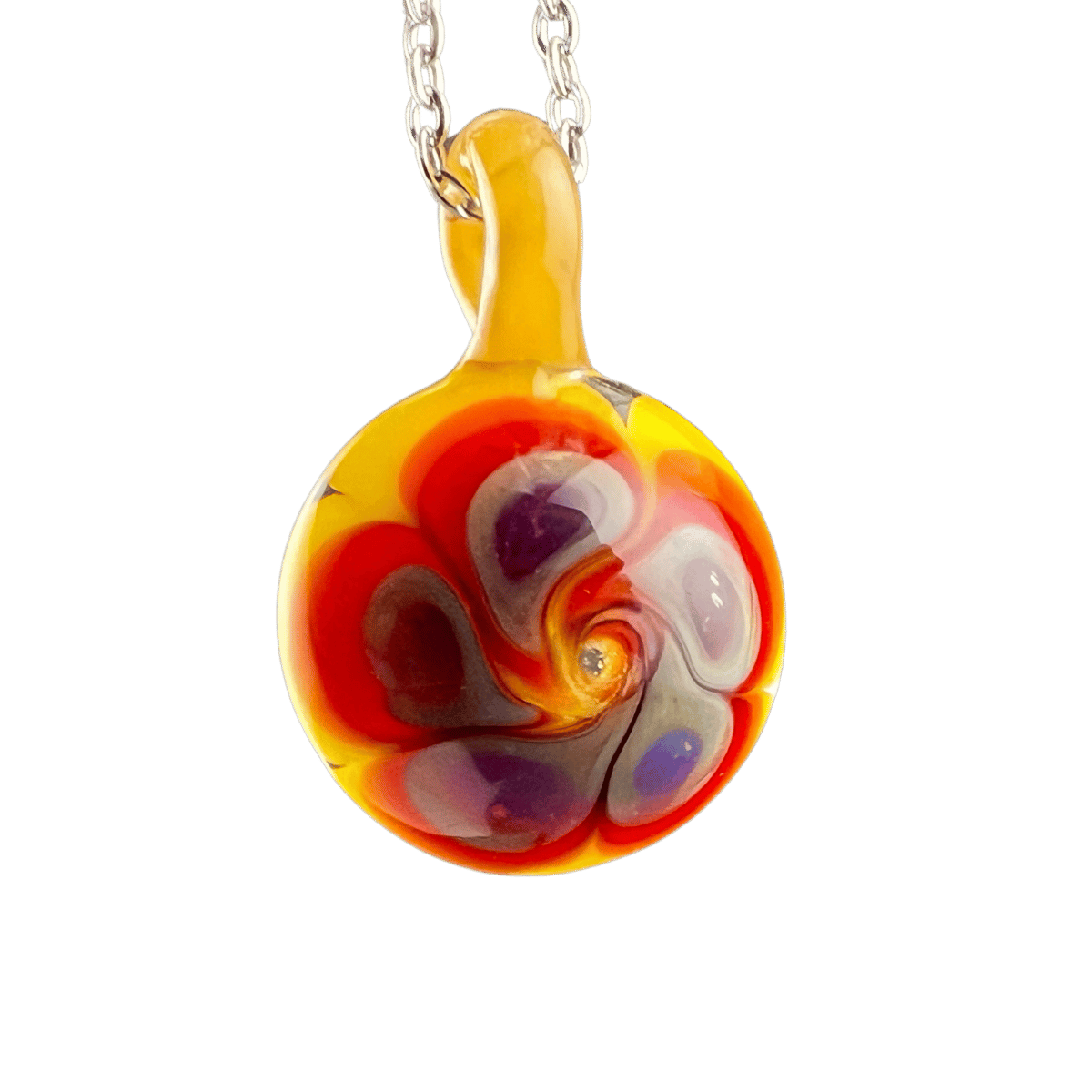 Sun Dot Co — handmade glass pendant