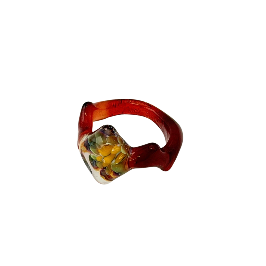 Keter Ado — handmade glass ring
