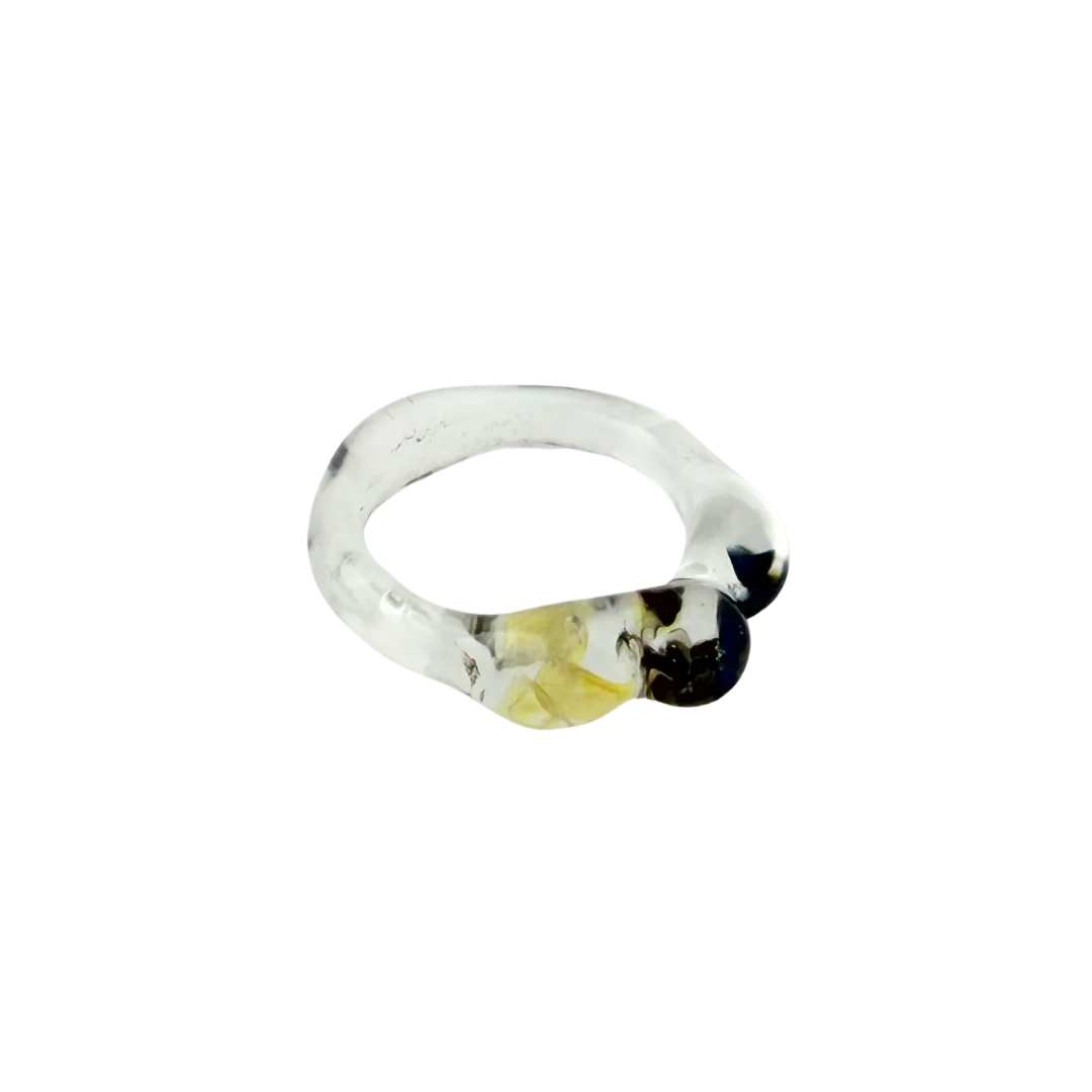 Implo Dot — handmade glass ring