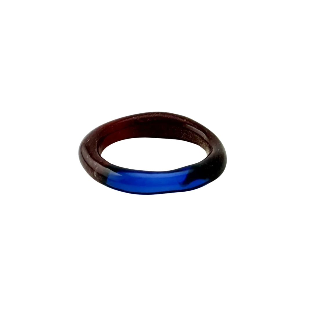 Adom Blu — handmade glass ring