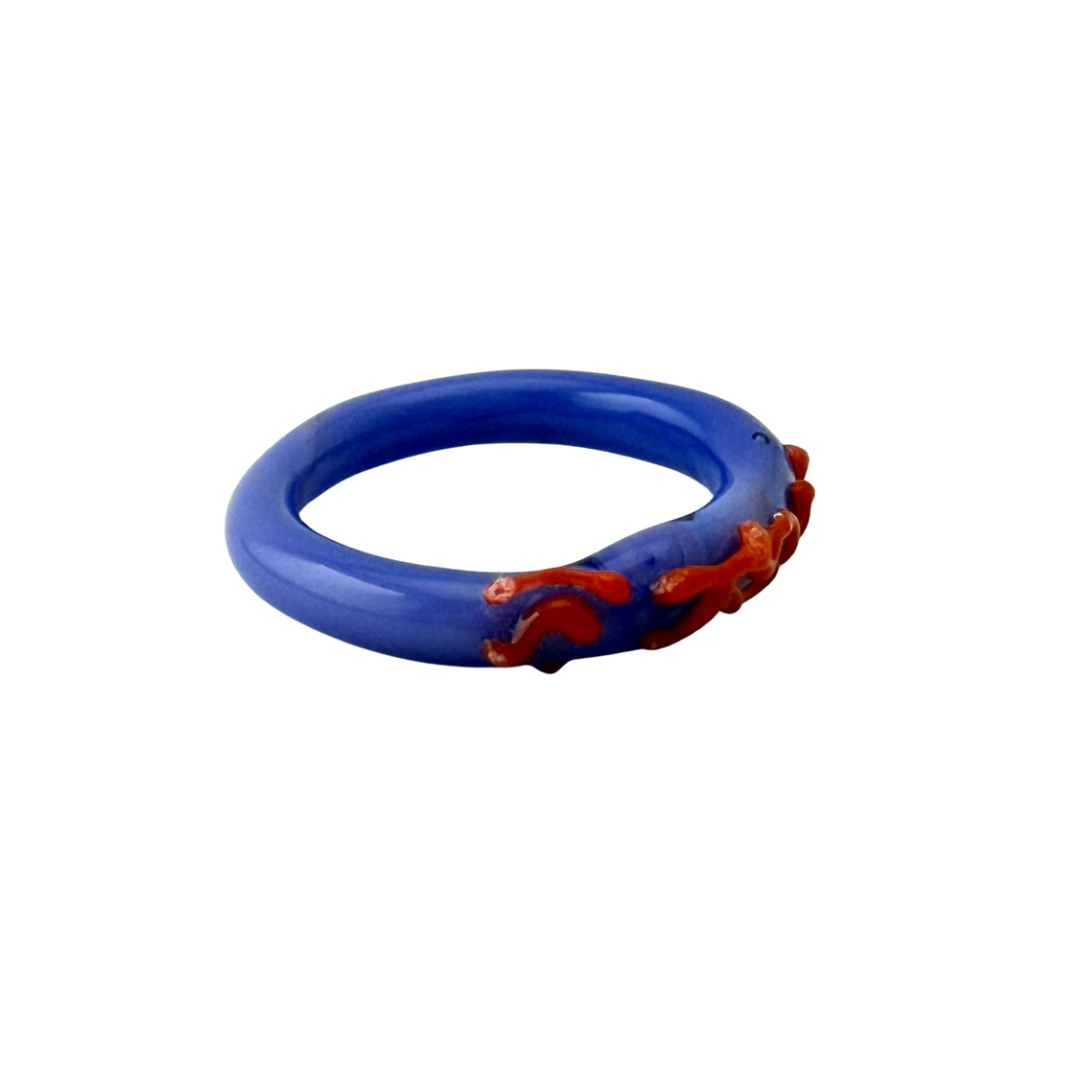 Kacho Ado Strings — handmade glass ring