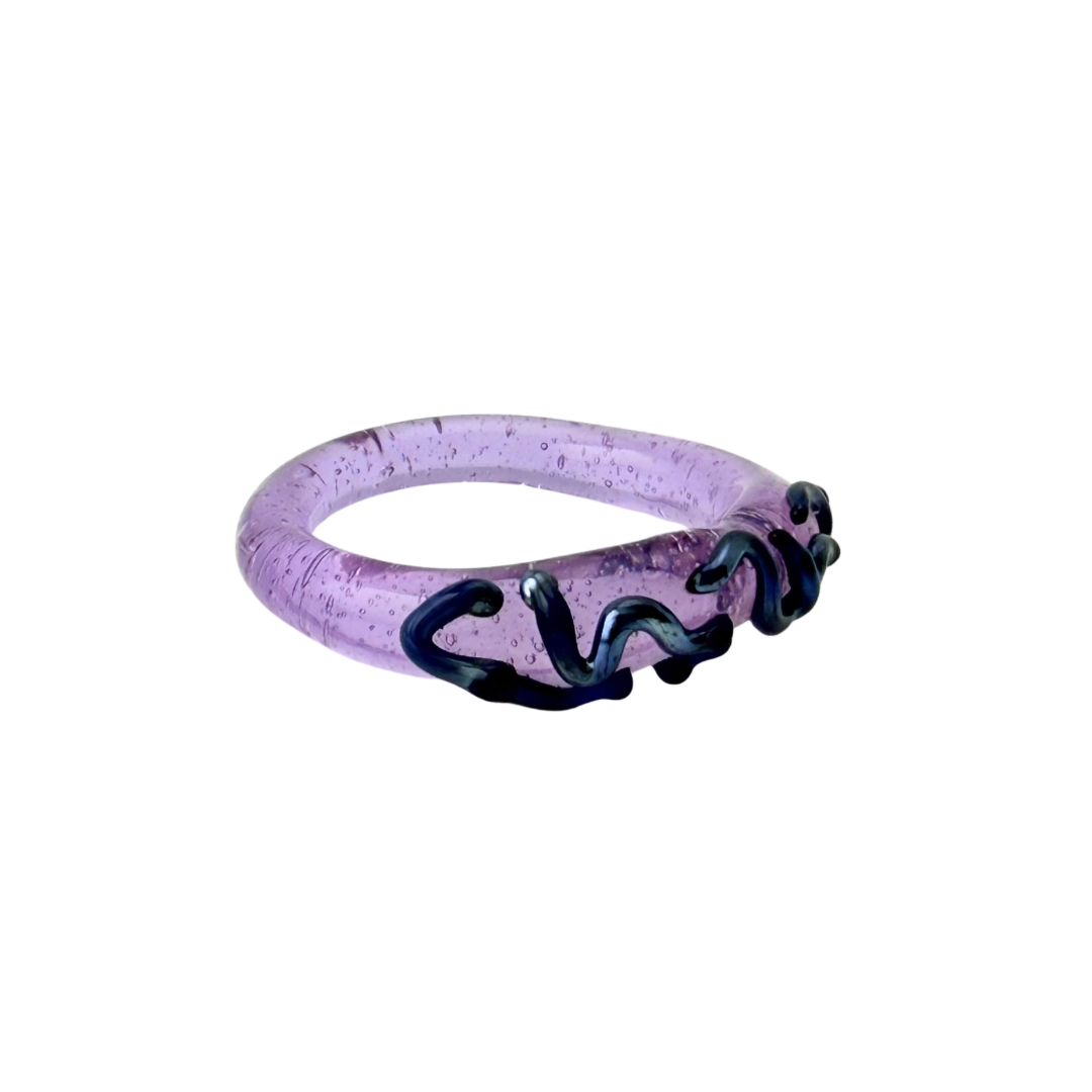 S Kacho Sago Strings — handmade glass ring