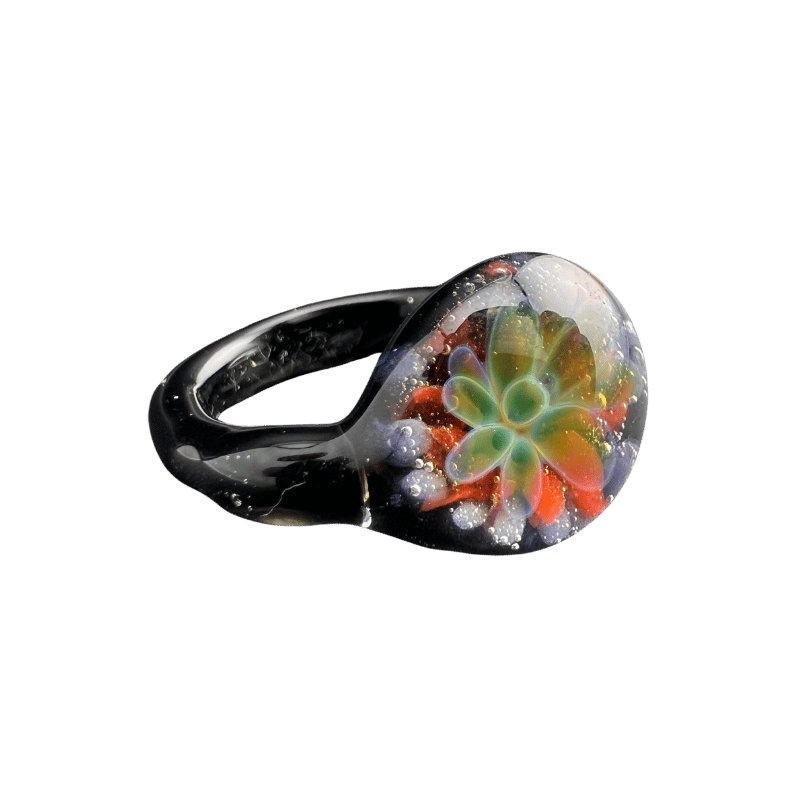 Sago Ado Yaro — handmade glass ring