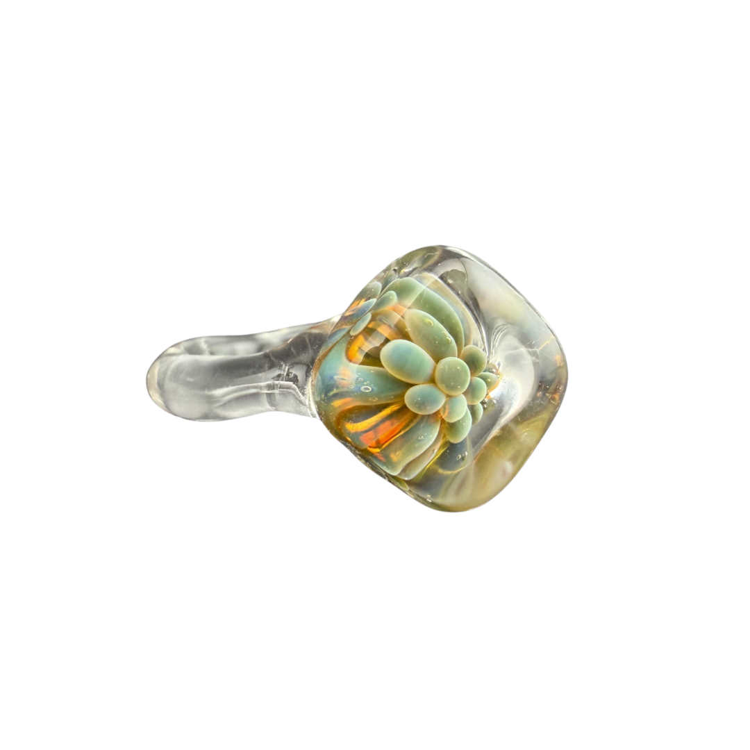 Multi Cube — handmade glass ring
