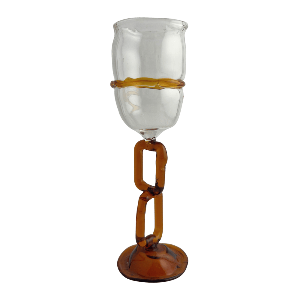 Chains — handmade glass drinkware