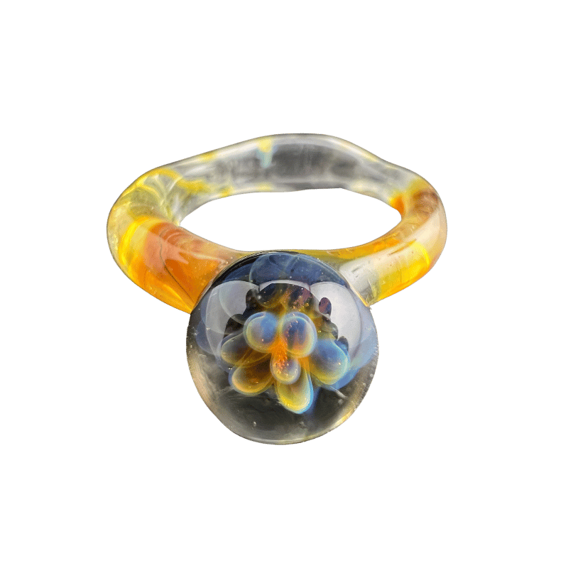 Gas — handmade glass ring