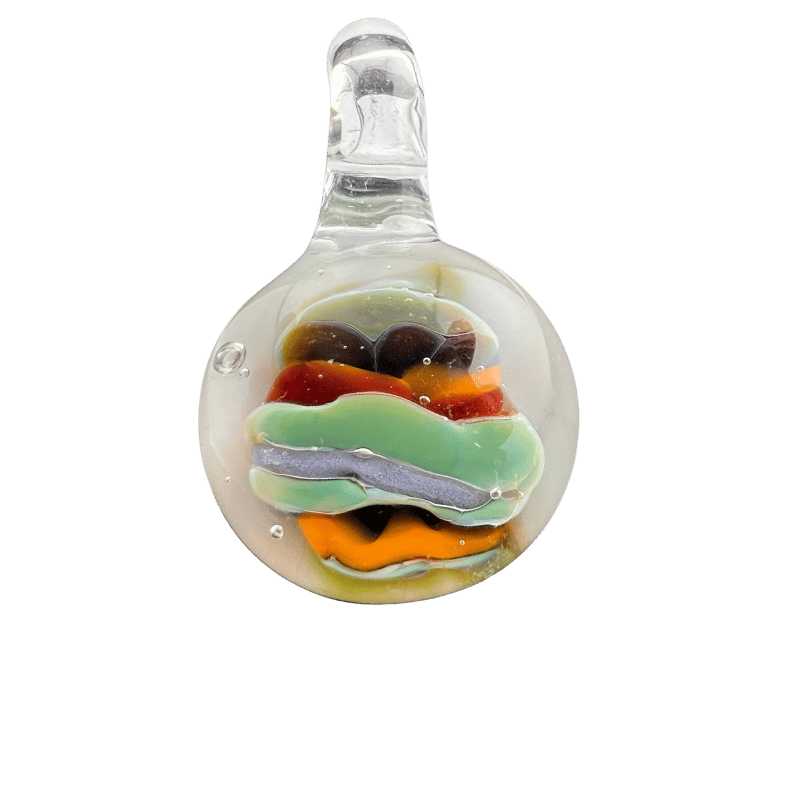 Paleta Implo Small — handmade glass pendant