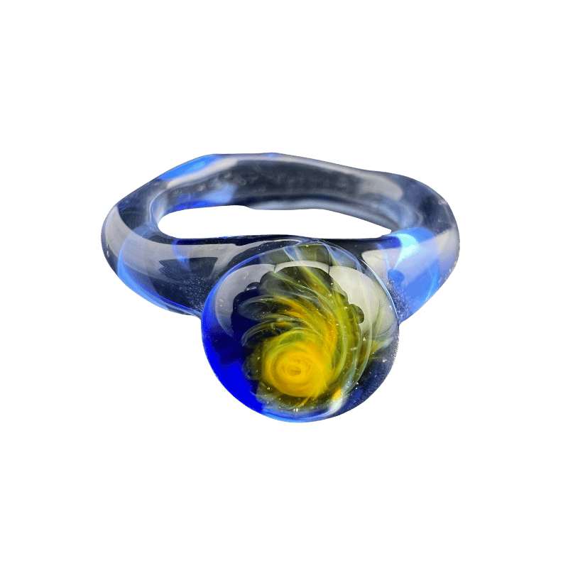Spin Kacho — handmade glass ring