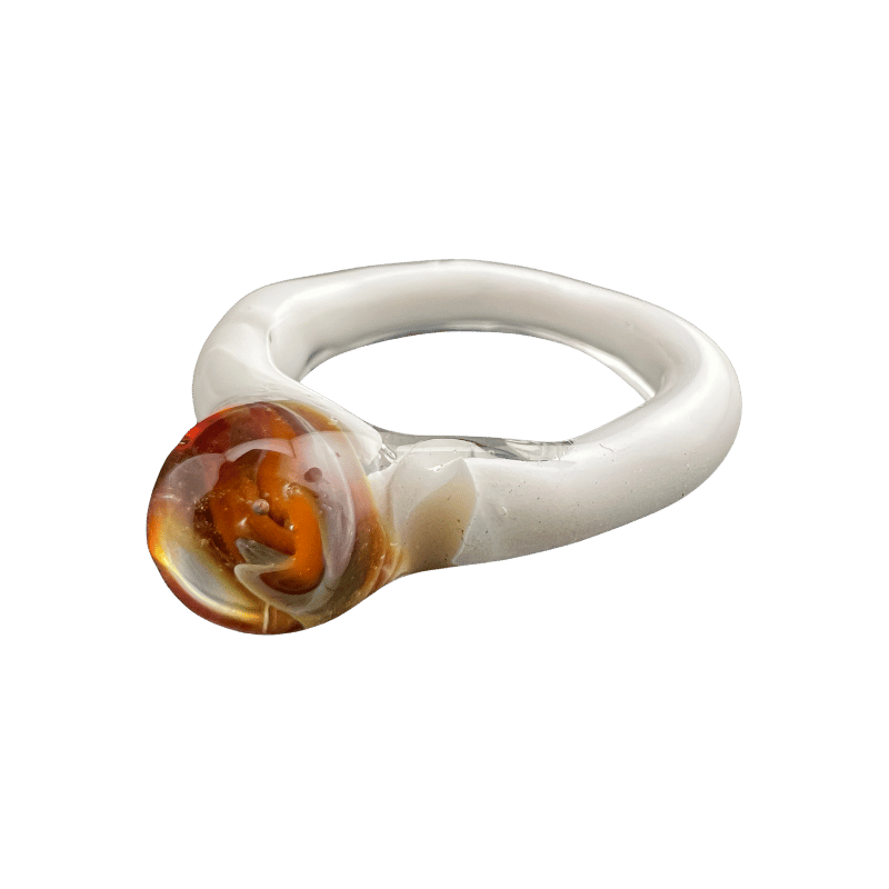 Kato Lava — handmade glass ring