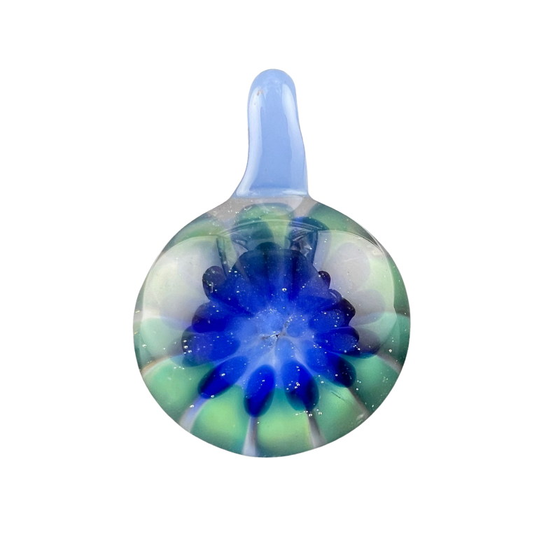 Kacho Yaro Implo — handmade glass pendant