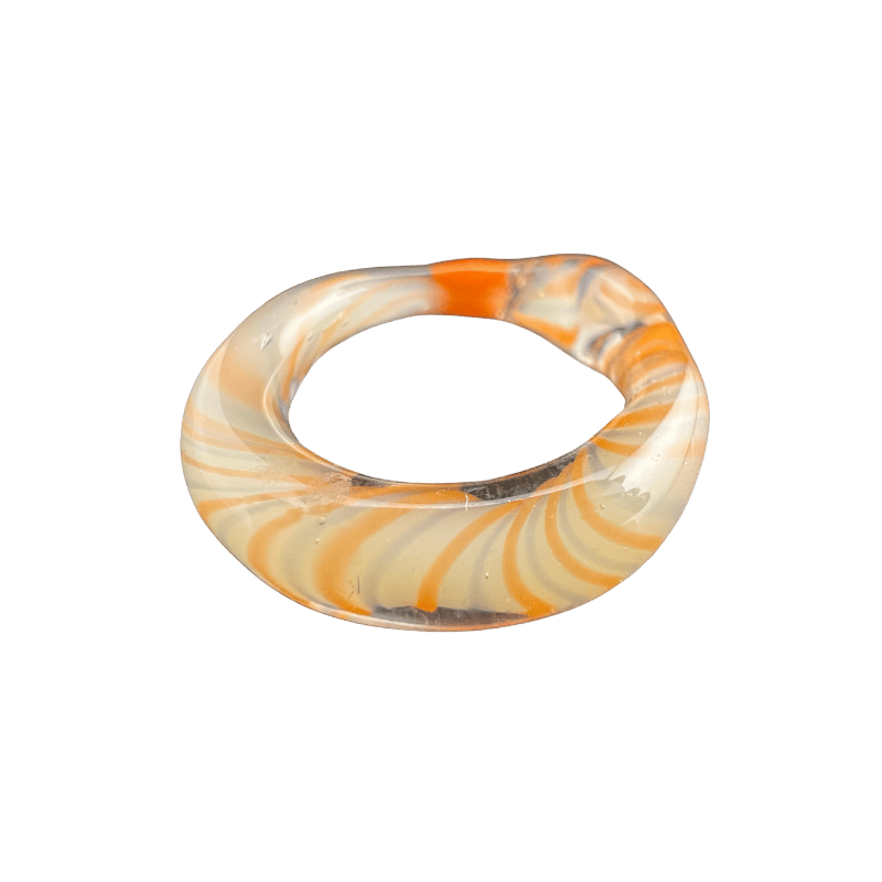 Kato Light Stripe — handmade glass ring