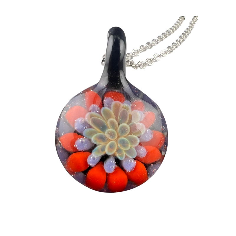 Sago Ado Ap — handmade glass pendant