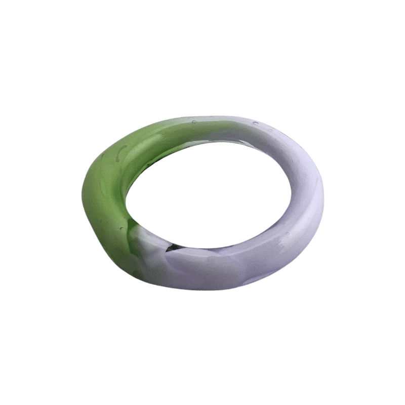 Sleeve Yaro Sago — handmade glass ring
