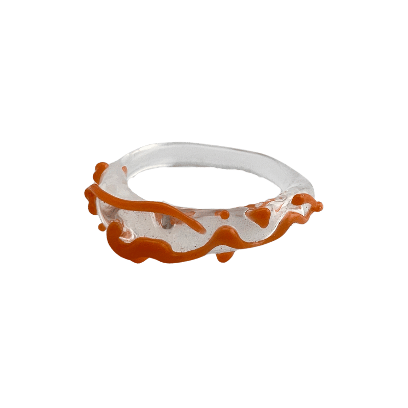 Web Kato — handmade glass ring